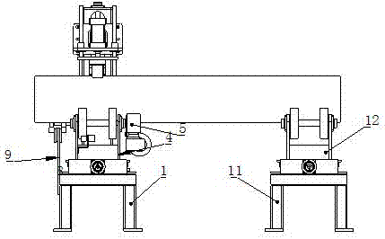 一種自動壓緊式滾輪架的制作方法與工藝